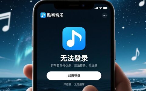 我的酷狗音乐账号登录不了，一直提示错误到底要怎么办？
