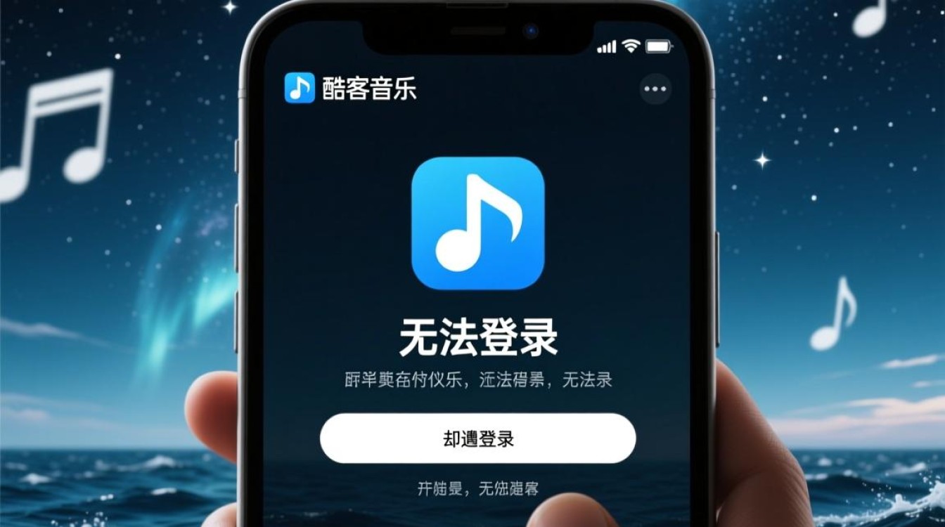 我的酷狗音乐账号登录不了，一直提示错误到底要怎么办？