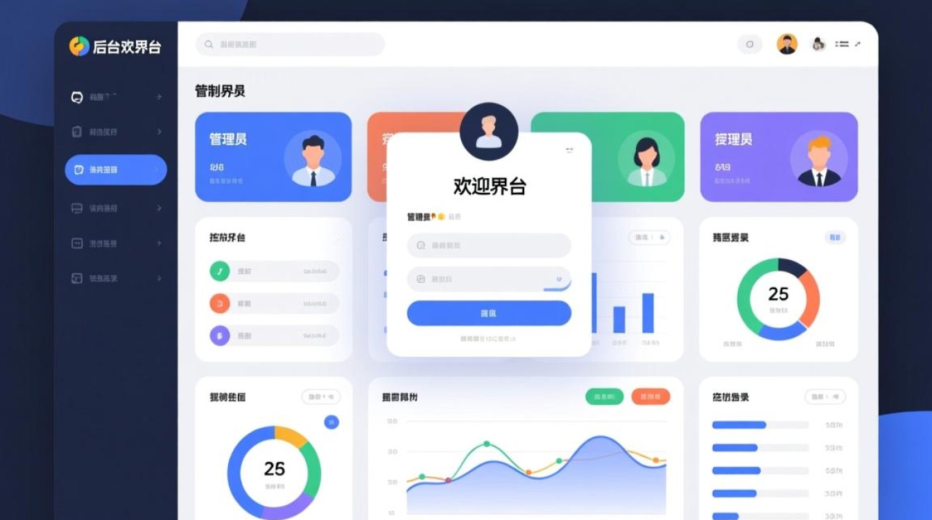 网站后台欢迎界面设计，应包含哪些关键元素提升效率？