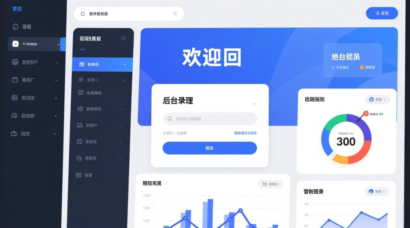 网站后台欢迎界面设计，应包含哪些关键元素提升效率？