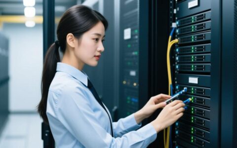 当冰冷的服务器遇上温柔的她，会是怎样的画面？