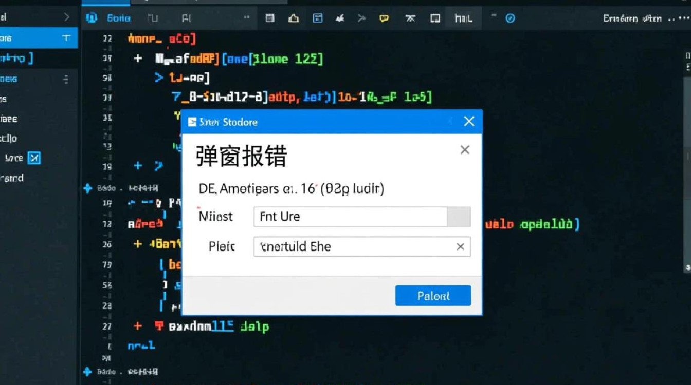 VS开发中如何用代码实现一个弹窗报错功能？