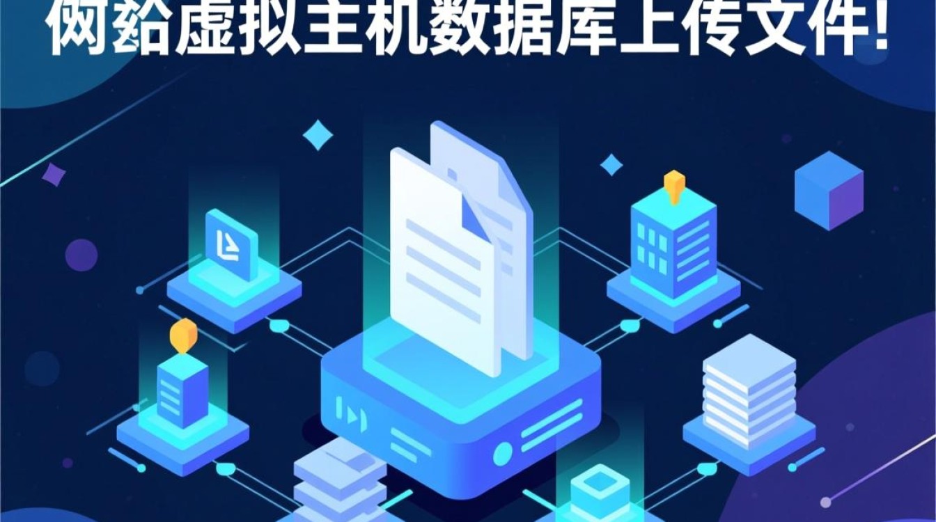 虚拟主机数据库上传文件的具体步骤是什么？