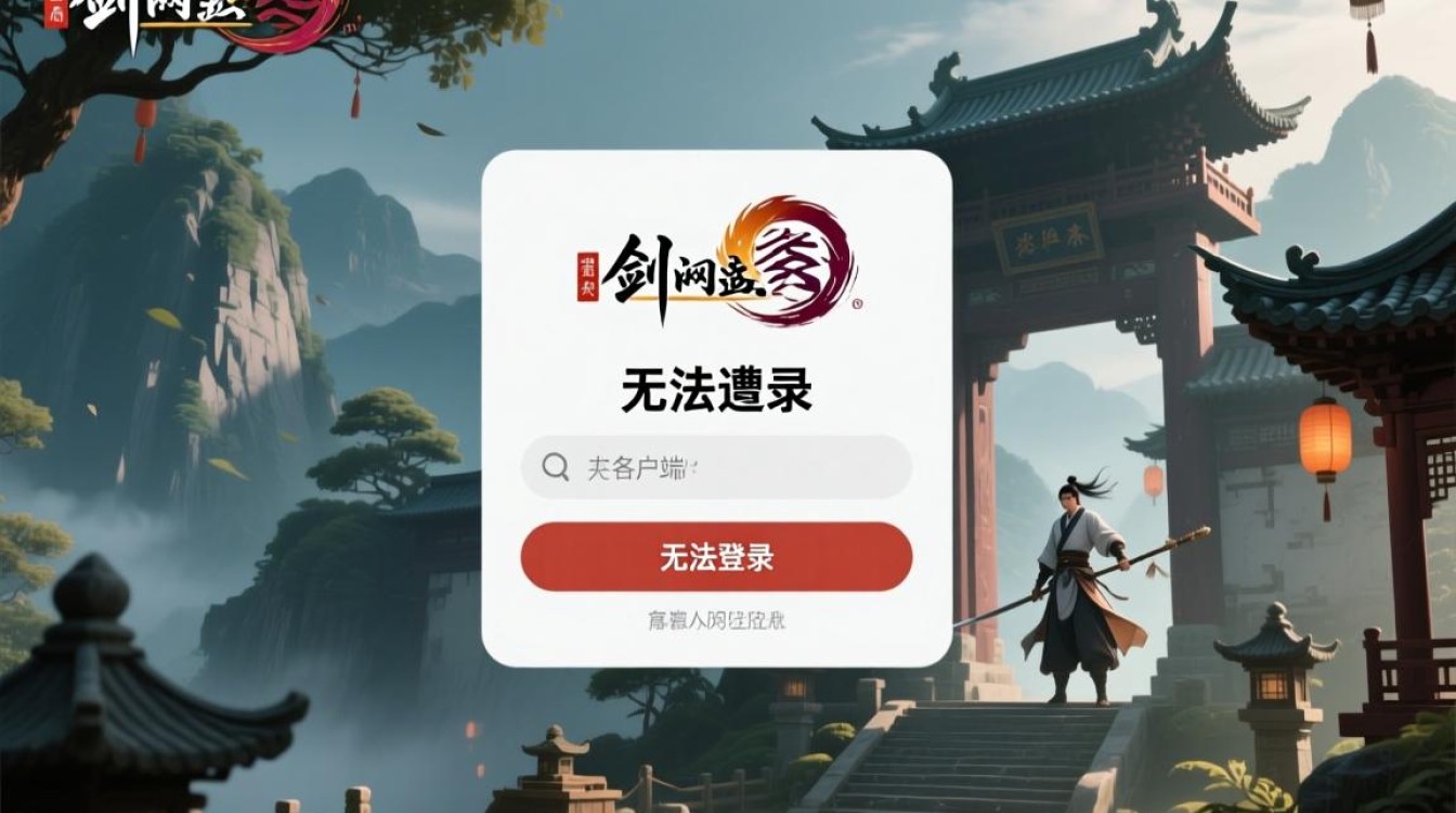剑三无法登陆进游戏是什么原因，要怎么解决？