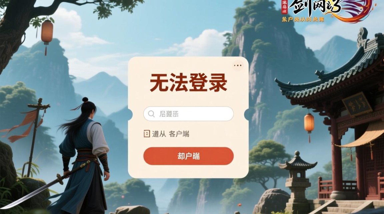 剑三无法登陆进游戏是什么原因，要怎么解决？