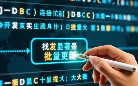 JDBC批量更新报错，如何快速定位并有效解决？