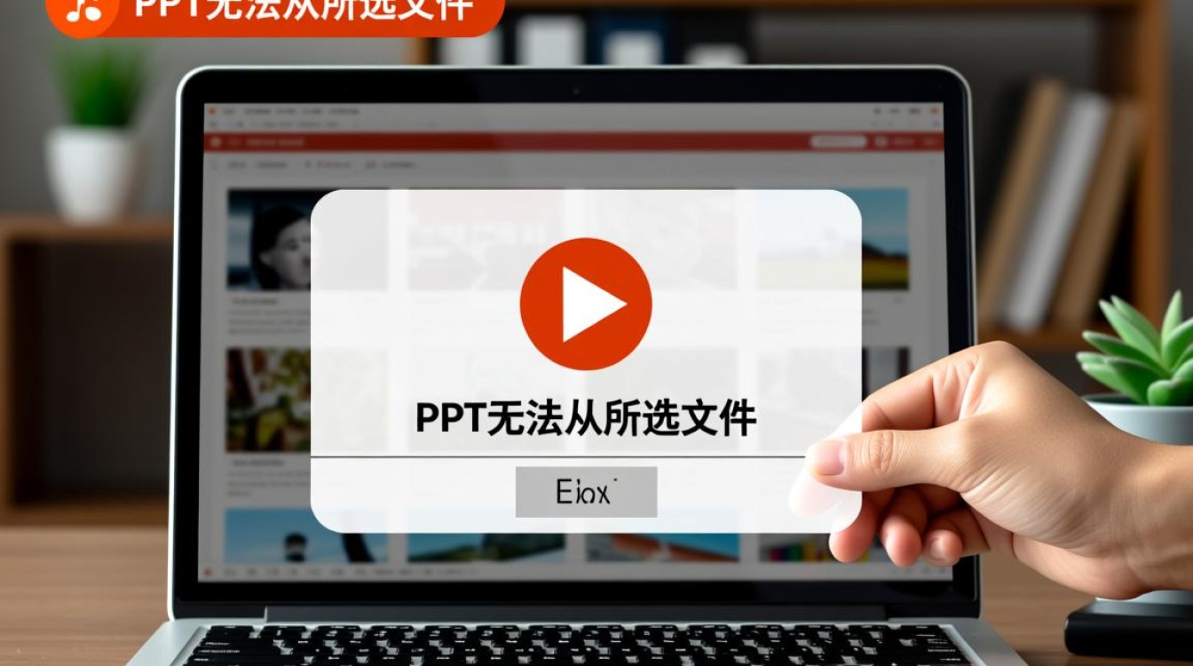 PPT提示无法从所选文件插入对象，该怎么解决？