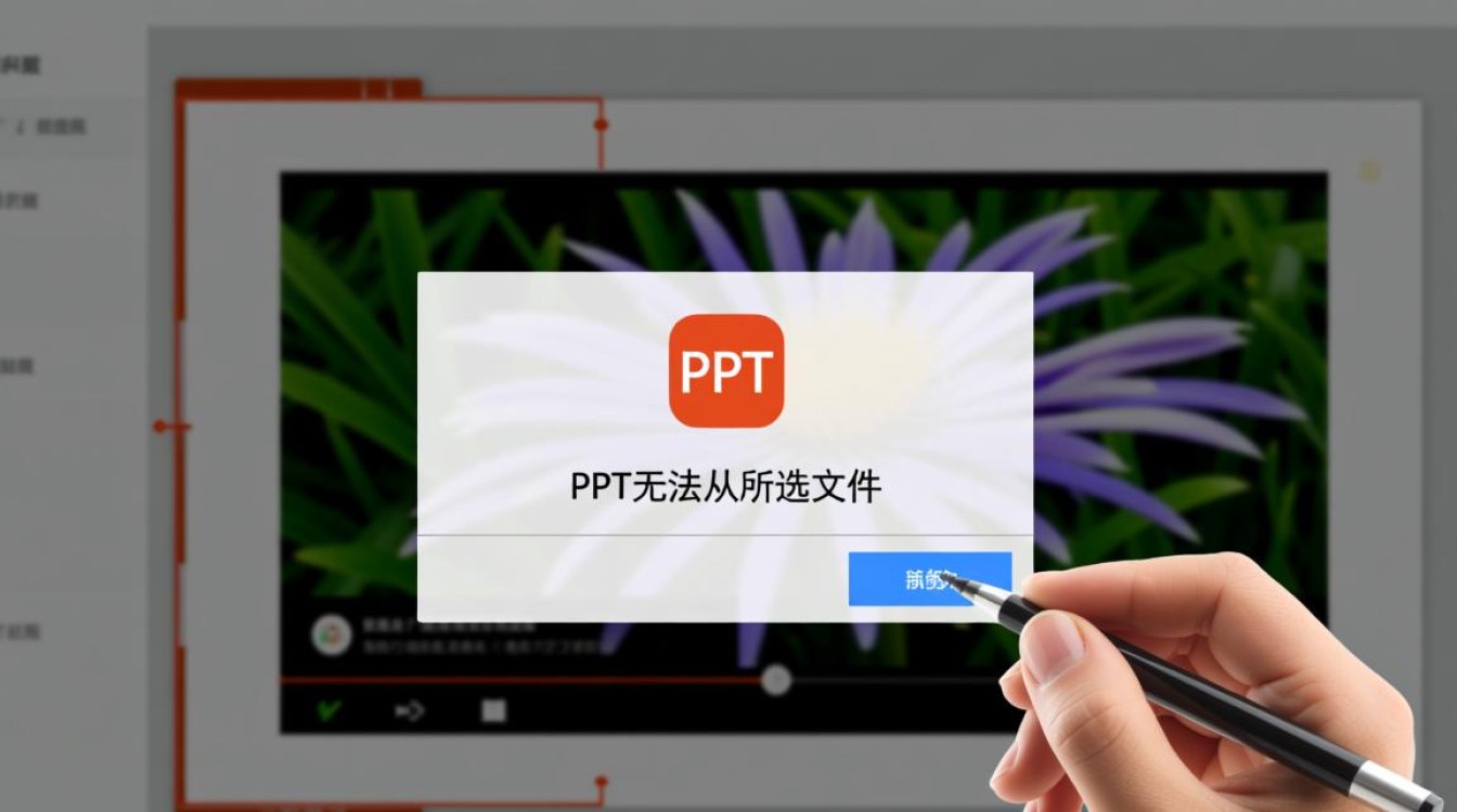 PPT提示无法从所选文件插入对象，该怎么解决？