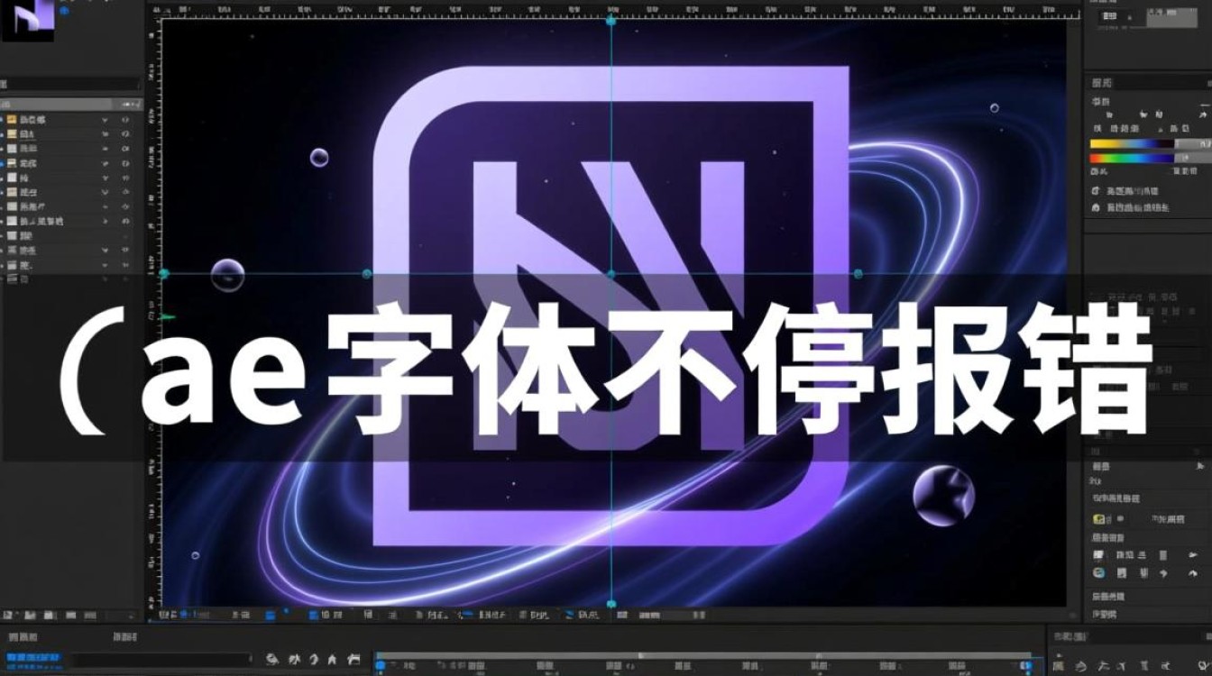 ae字体不停报错闪烁，究竟是什么原因造成的，要如何彻底修复？