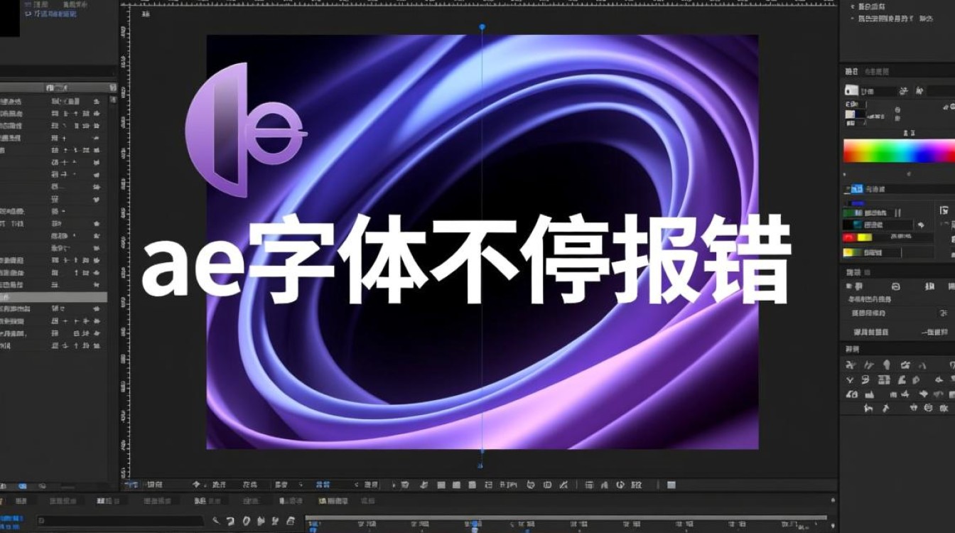 ae字体不停报错闪烁，究竟是什么原因造成的，要如何彻底修复？