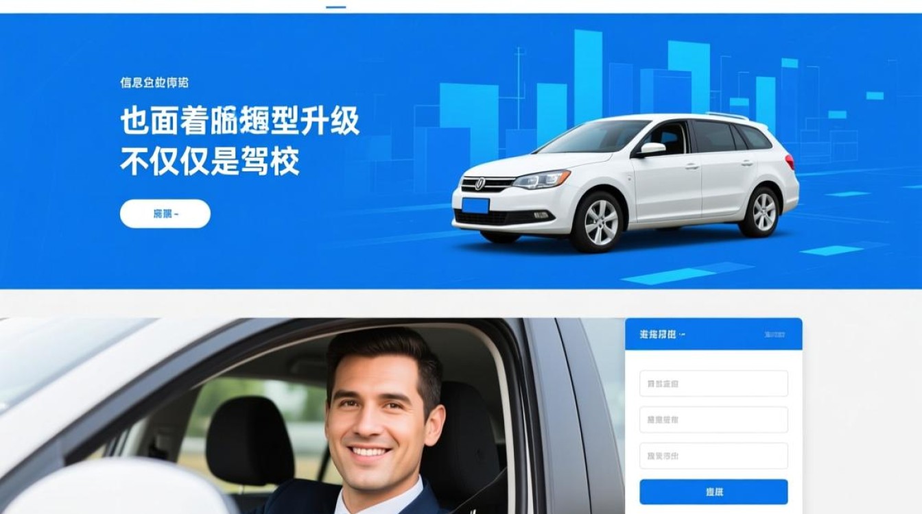 如何利用免费驾校网站模板快速搭建专业官网？