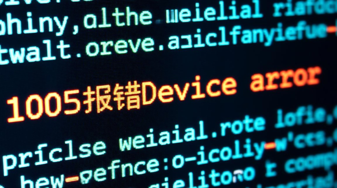 遇到1005报错Device error该如何有效解决？