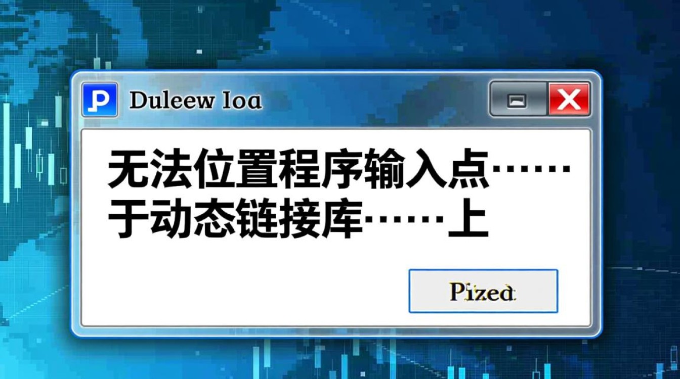 电脑报错无法定位程序输入点，到底是什么原因造成的？