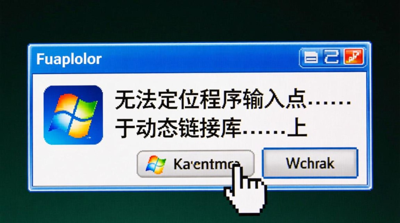 电脑报错无法定位程序输入点，到底是什么原因造成的？