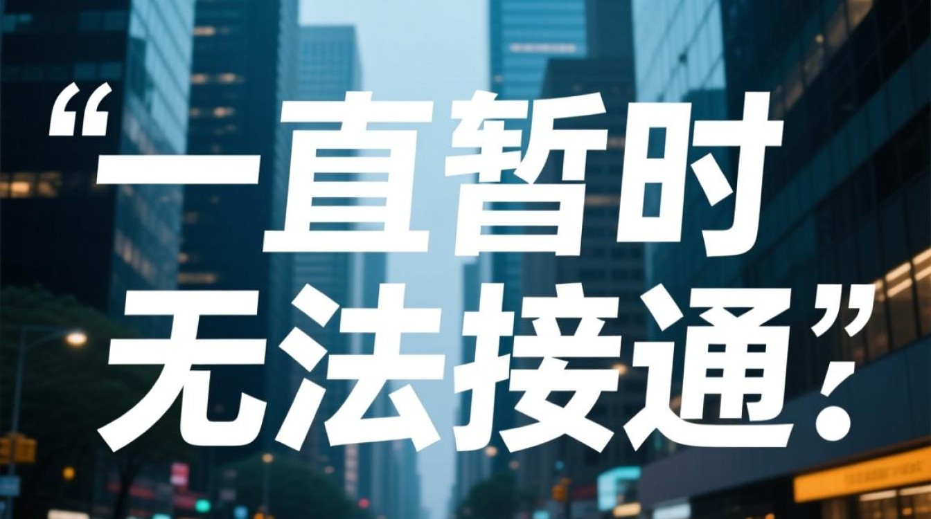一直暂时无法接通，究竟是技术故障还是人为设置？