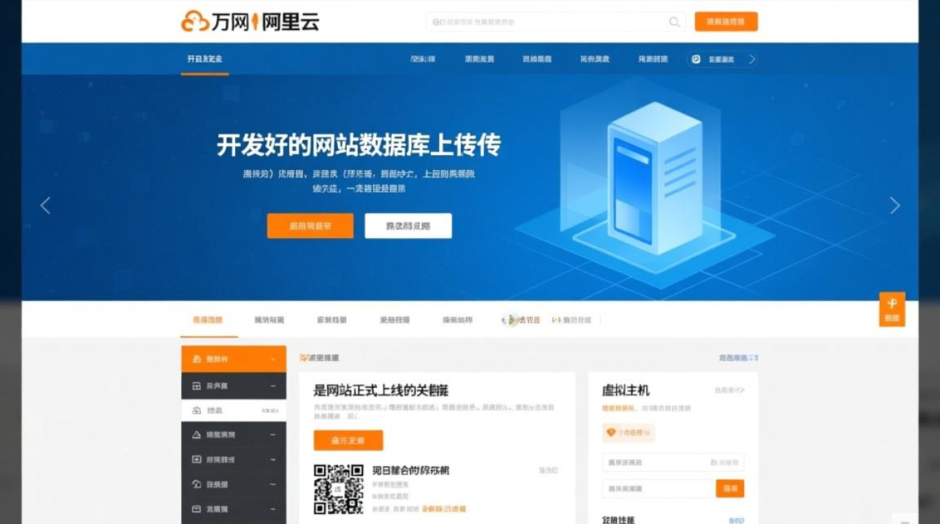 万网虚拟主机要怎么一步步上传数据库？