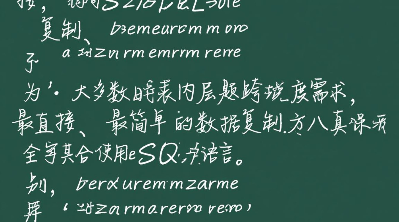 数据库怎么复制数据