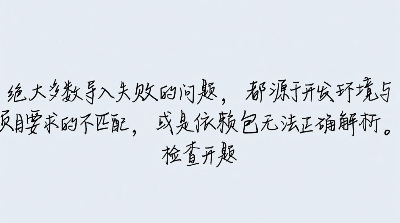 导入项目就报错，是什么原因又该如何解决？