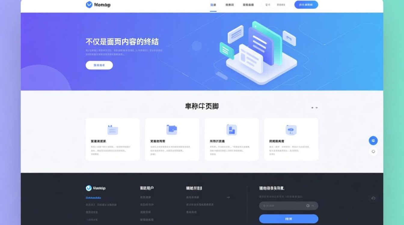 如何用HTML和CSS代码实现一个专业且美观的响应式网站底部？