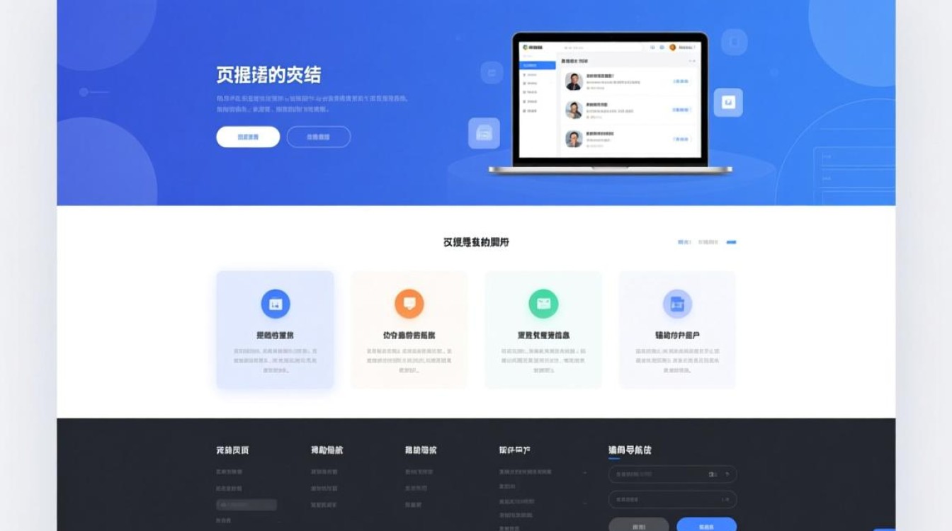 如何用HTML和CSS代码实现一个专业且美观的响应式网站底部？