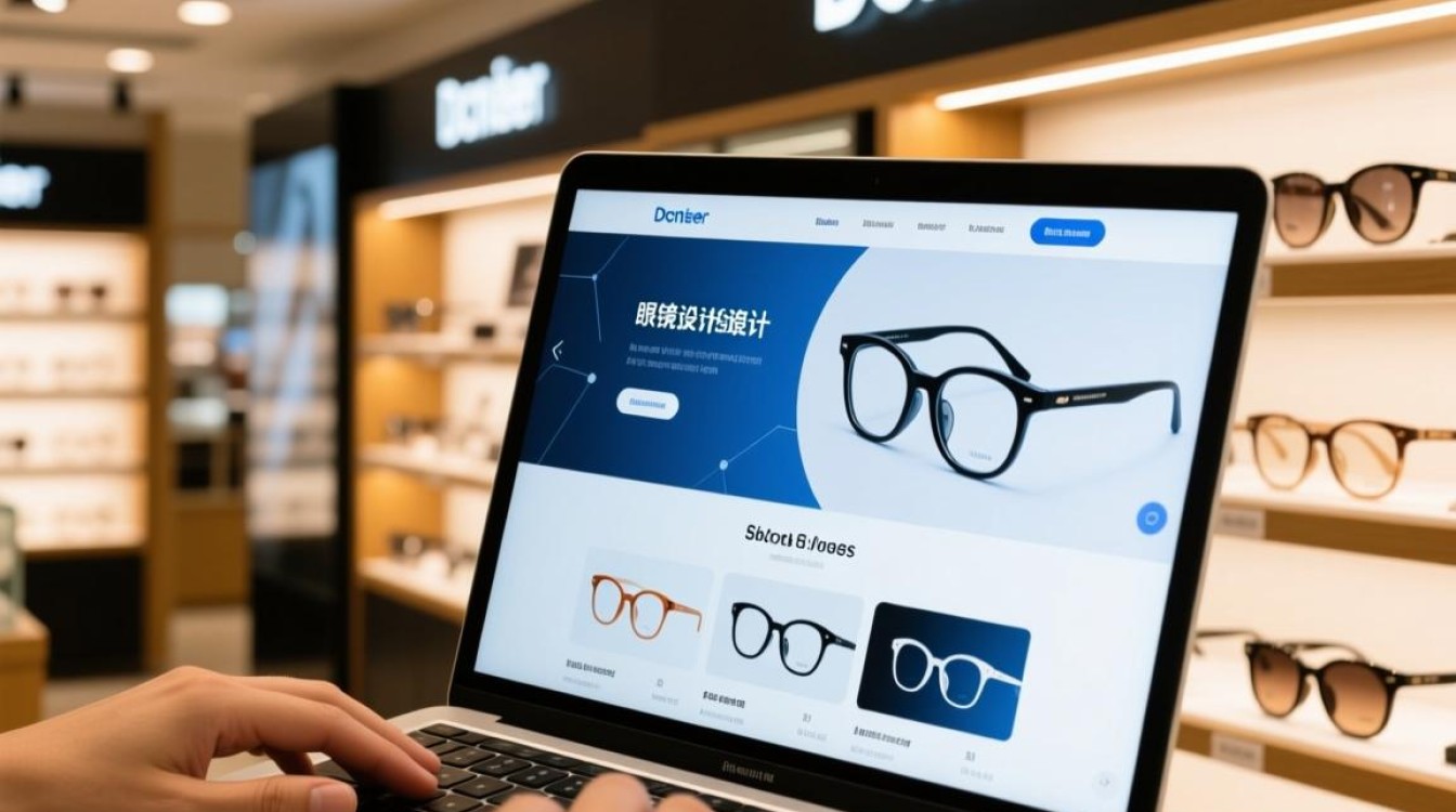 哪个网站可以免费在线设计定制自己的眼镜？