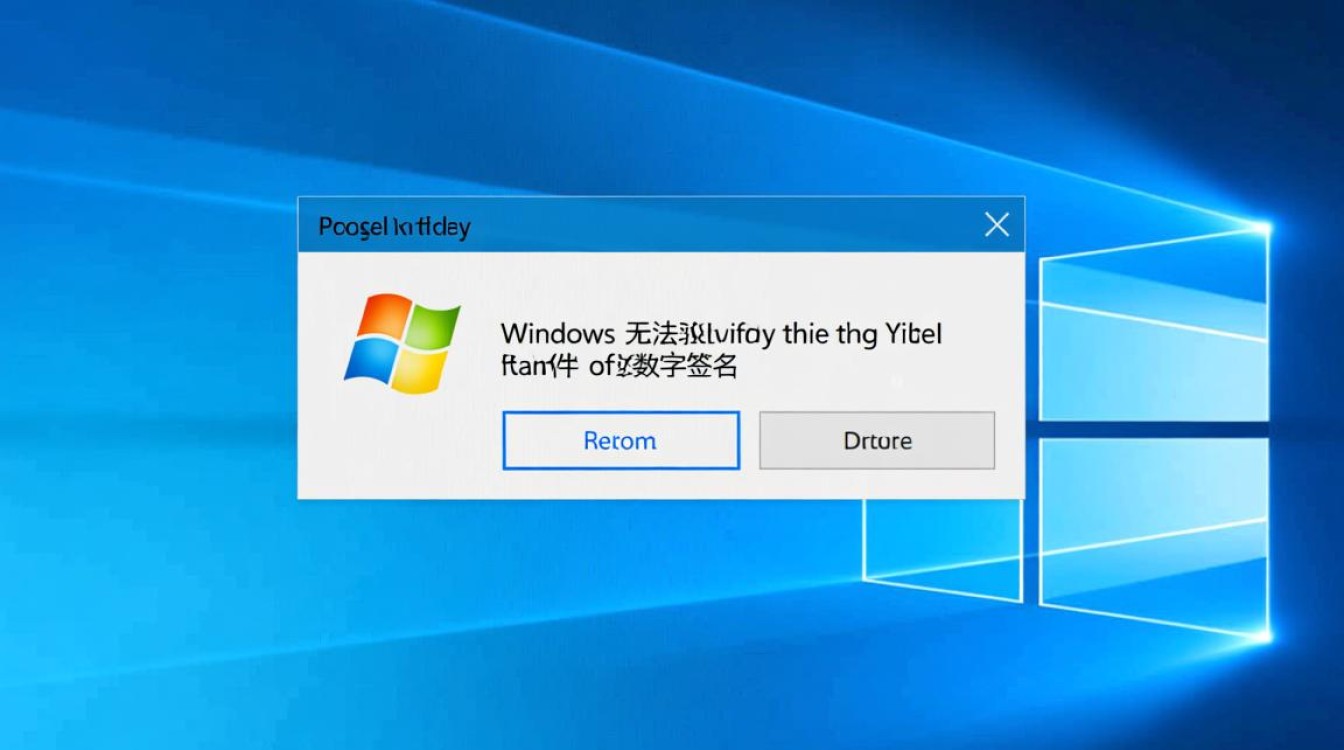Windows无法验证数字签名提示错误是什么原因导致的又该如何修复？