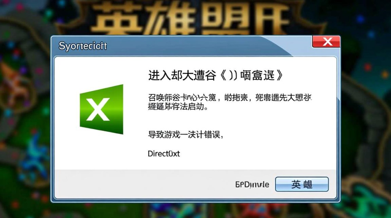 英雄联盟DirectX错误无法启动，该怎么解决？