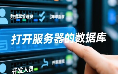 新手如何远程连接并打开服务器上的数据库？