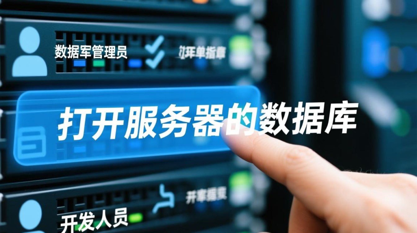 新手如何远程连接并打开服务器上的数据库？