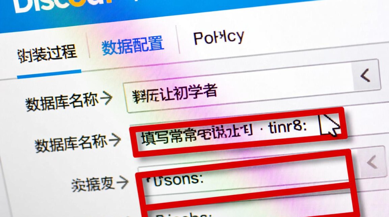 安装Discuz论坛时，数据库名称具体应该填什么？
