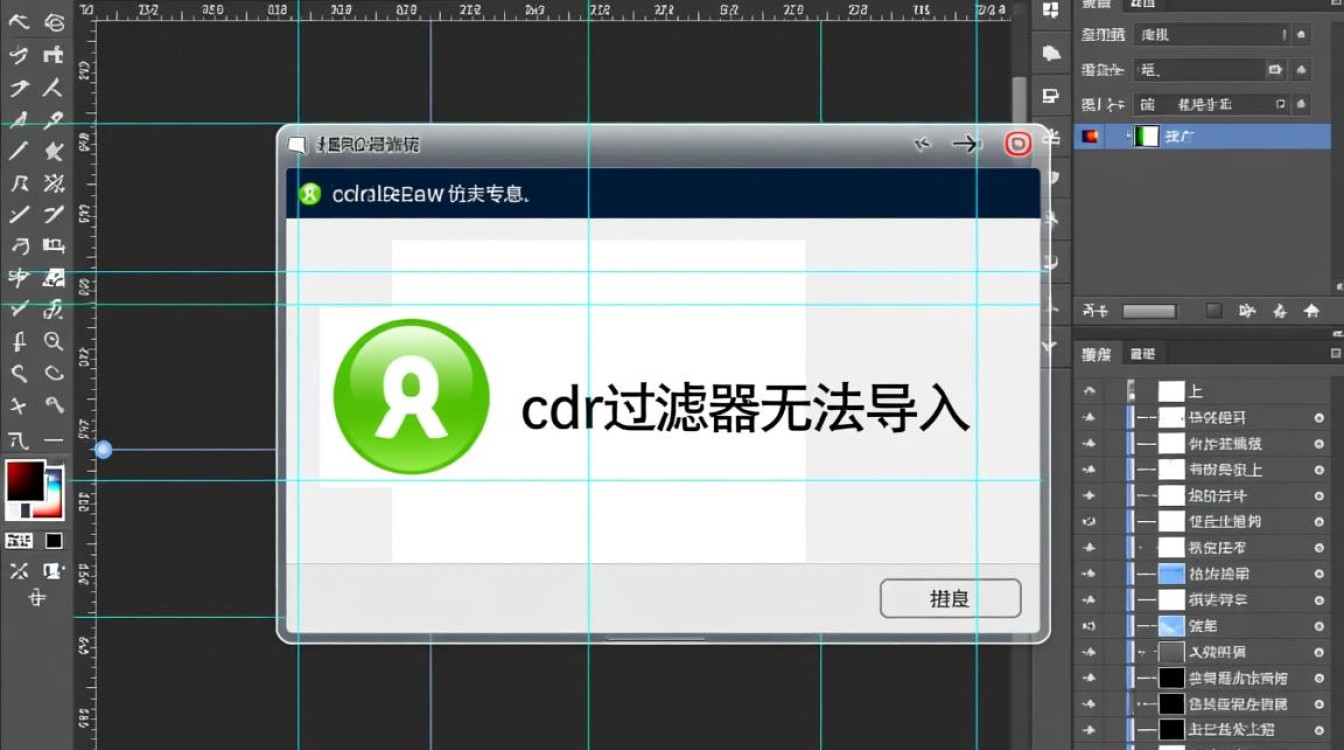 CorelDRAW导入文件提示cdr过滤器错误，要如何解决？