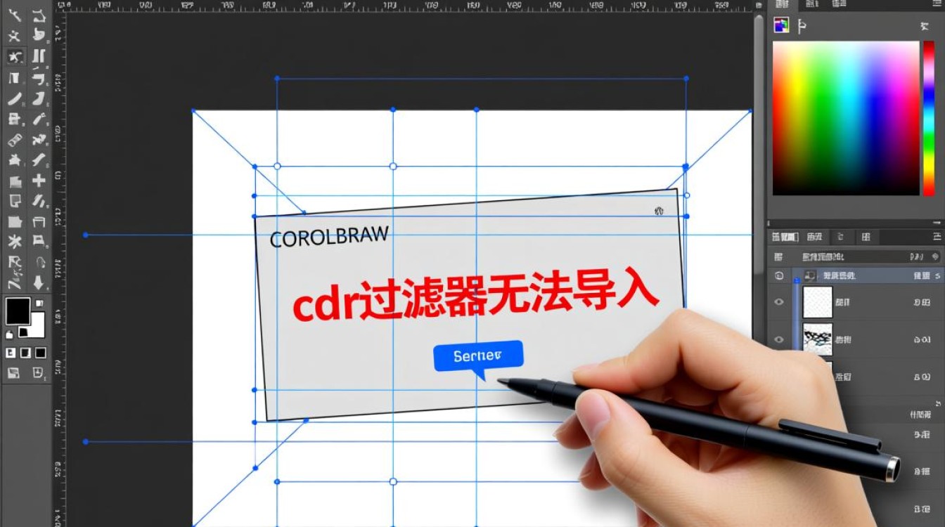 CorelDRAW导入文件提示cdr过滤器错误，要如何解决？