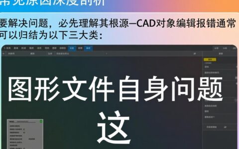 CAD对象一编辑就报错，到底是怎么回事怎么解决？