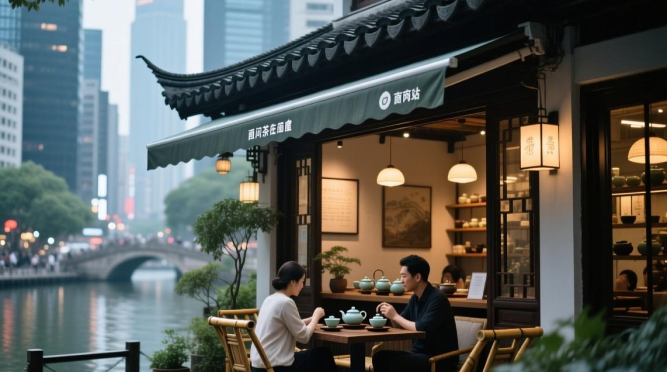 有没有支持在线预订又带有古风禅意的茶楼网站模板？