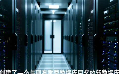 误操作建了同名数据库，如何恢复被覆盖的旧数据？