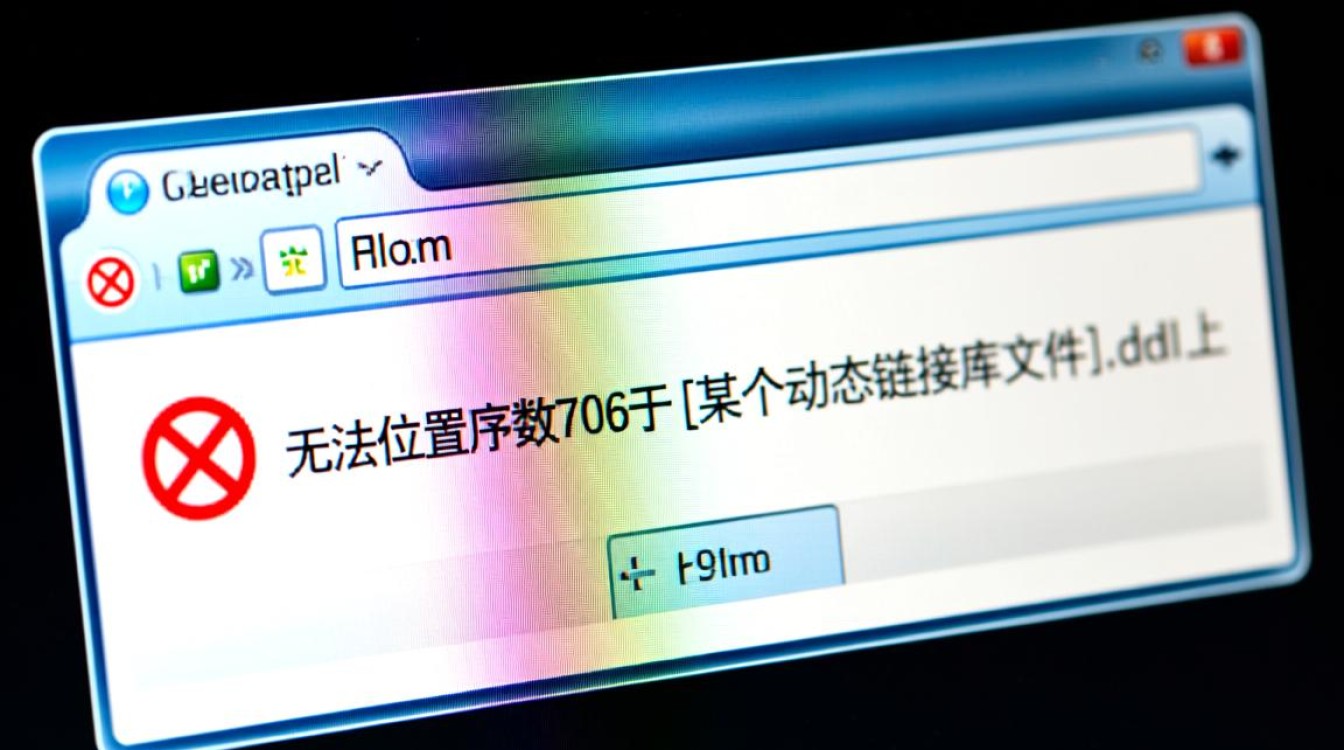 电脑提示无法定位序数706于是怎么回事，该如何修复？