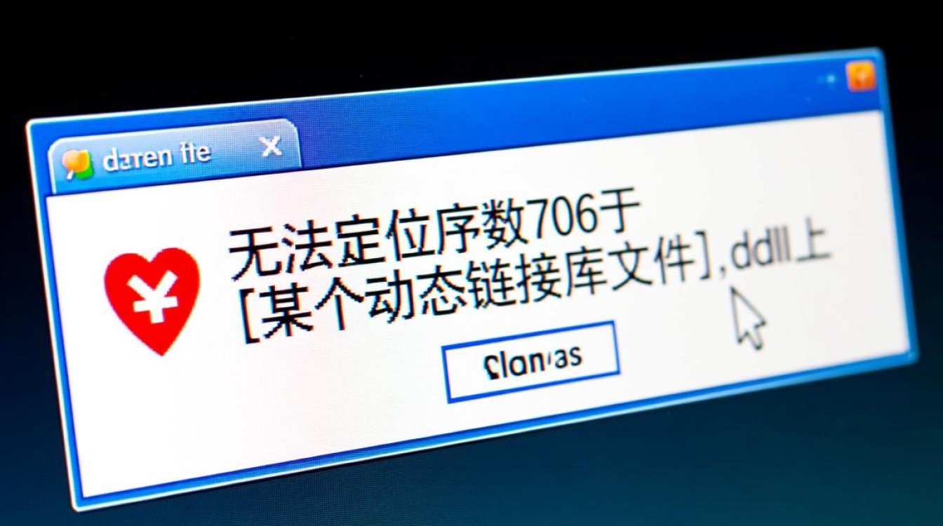 电脑提示无法定位序数706于是怎么回事，该如何修复？