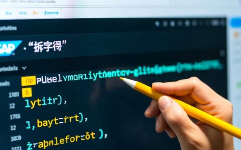 SAP拆分字符串报错，遇到特殊字符该如何正确处理？