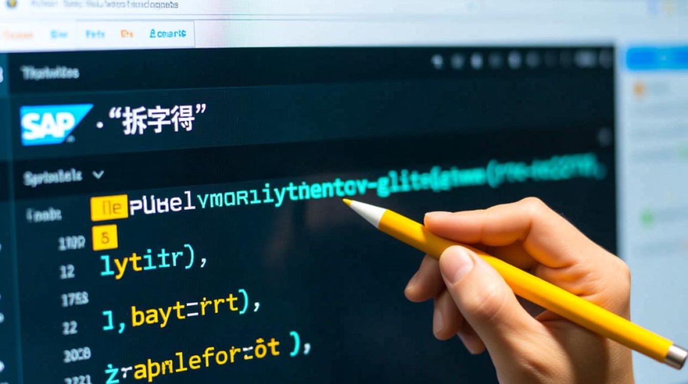 SAP拆分字符串报错，遇到特殊字符该如何正确处理？