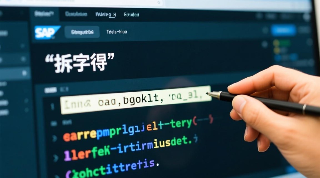 SAP拆分字符串报错，遇到特殊字符该如何正确处理？