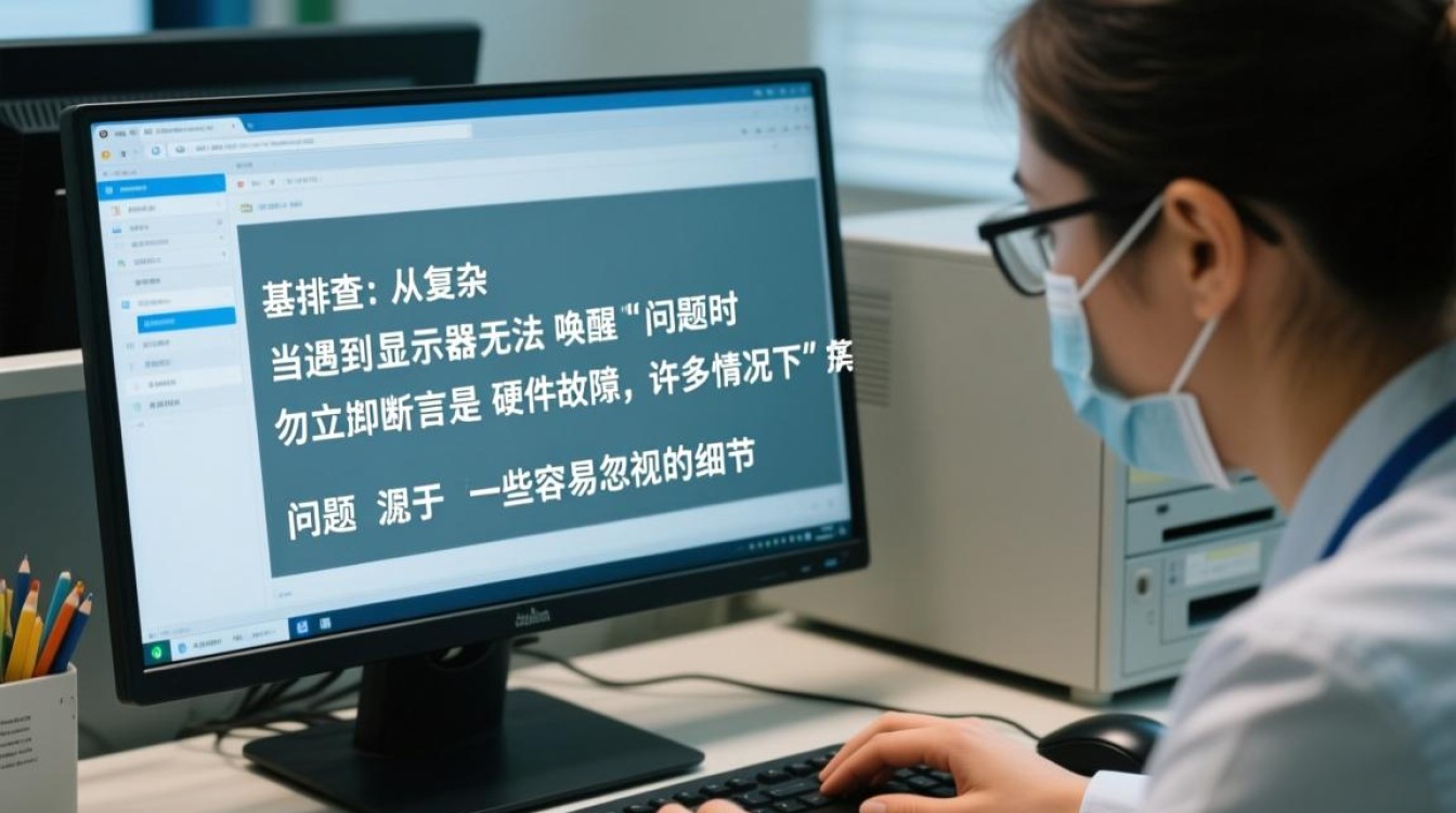 显示器关闭后无法唤醒，按鼠标键盘也没反应怎么办？