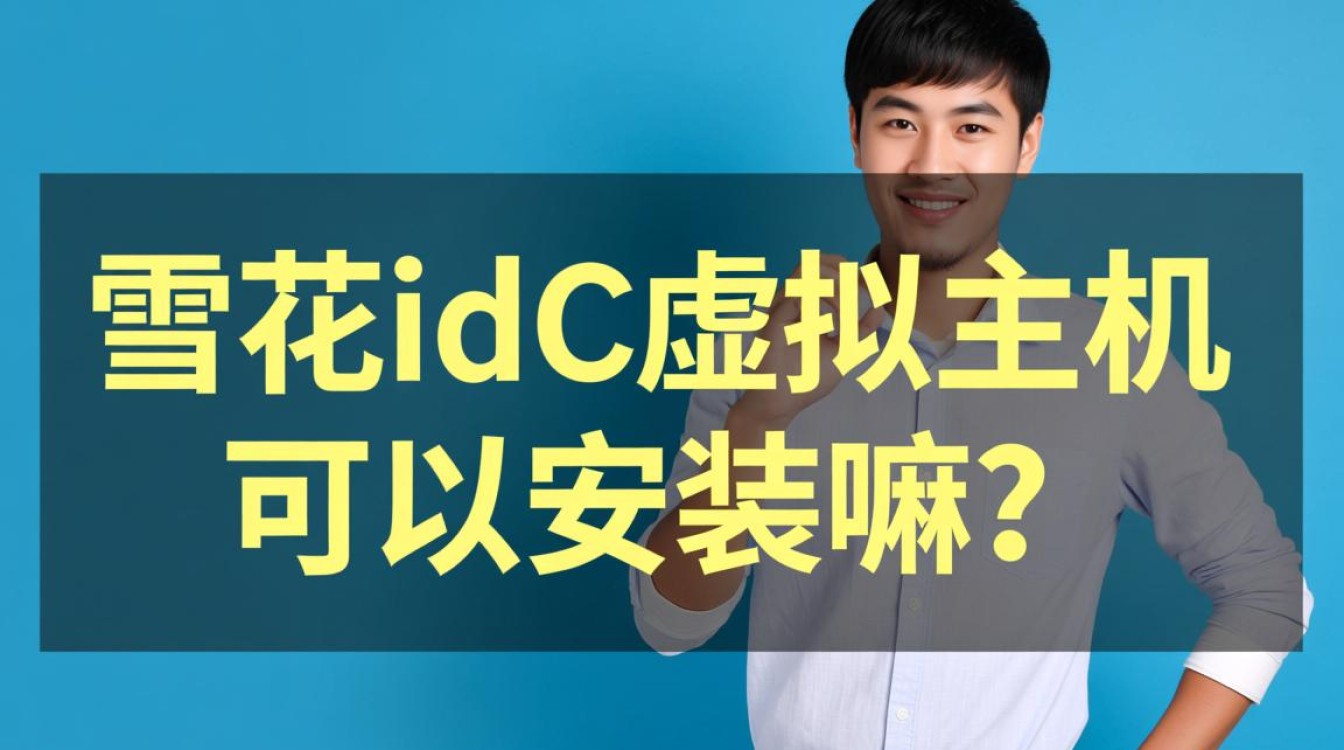 雪花idc虚拟主机能装什么程序，具体怎么安装？