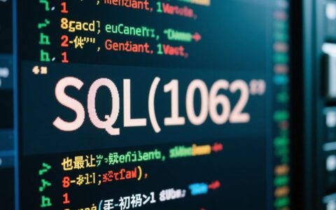 SQL报错1062重复键，如何快速找到原因并解决它？