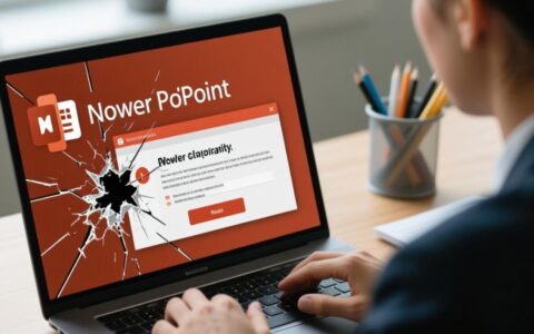 PPT突然报错崩溃未响应，辛苦做的文件该怎么拯救？
