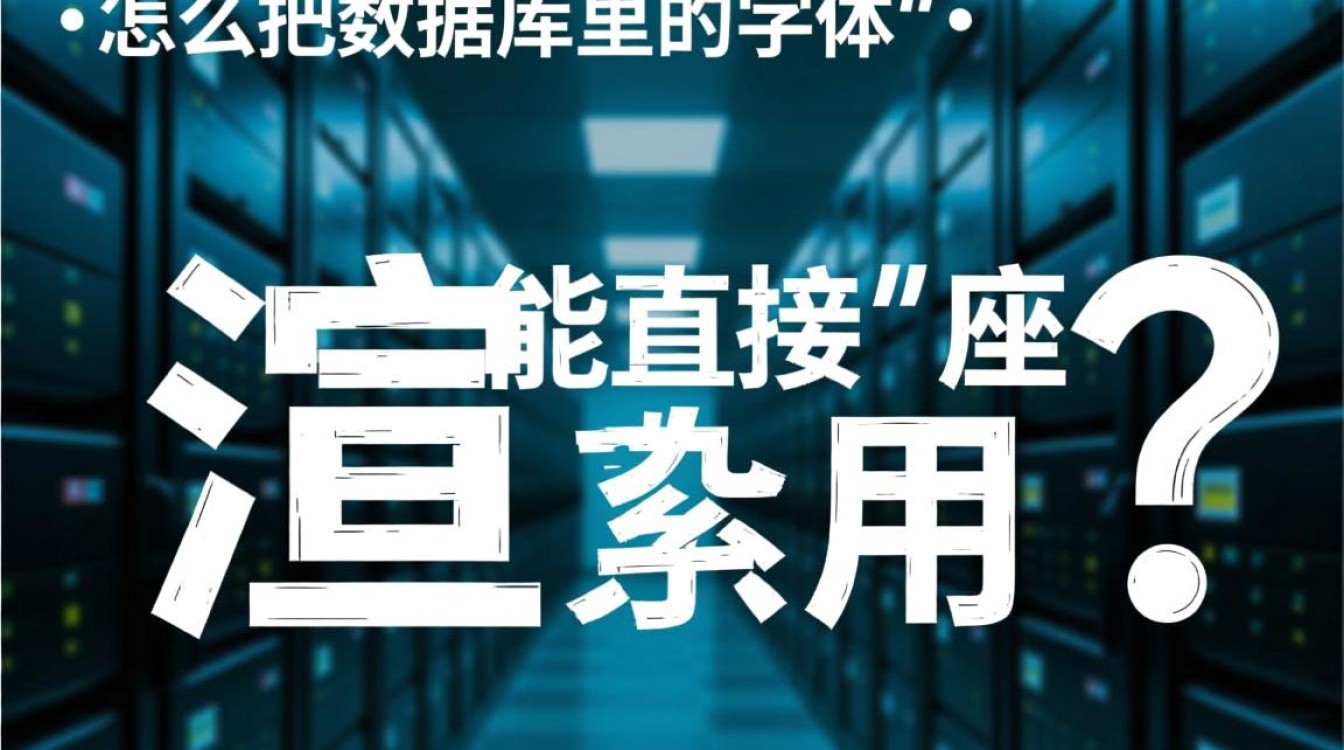 数据库存储的字体如何在前端页面动态加载显示？