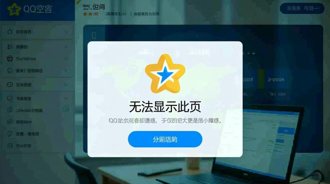最近我的手机qq空间总是提示无法显示此页啊，到底是怎么回事？