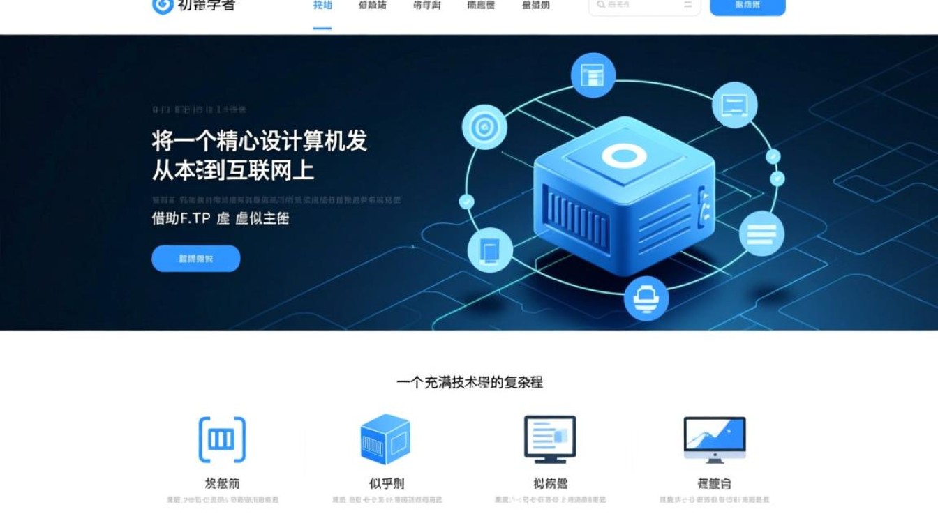 新手使用ftp虚拟主机来搭建网站，具体步骤和注意事项是什么？