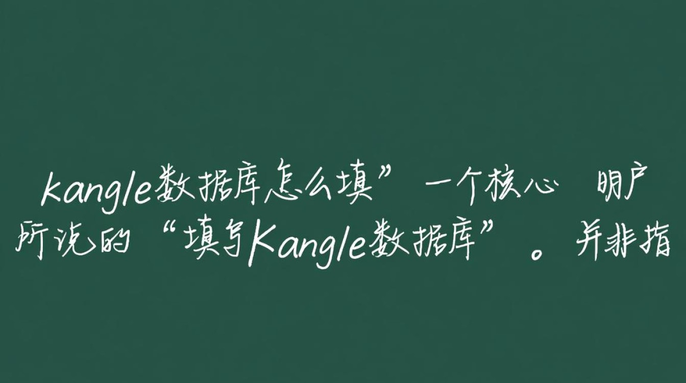 新手配置kangle数据库连接总出错，到底应该怎么正确填写？