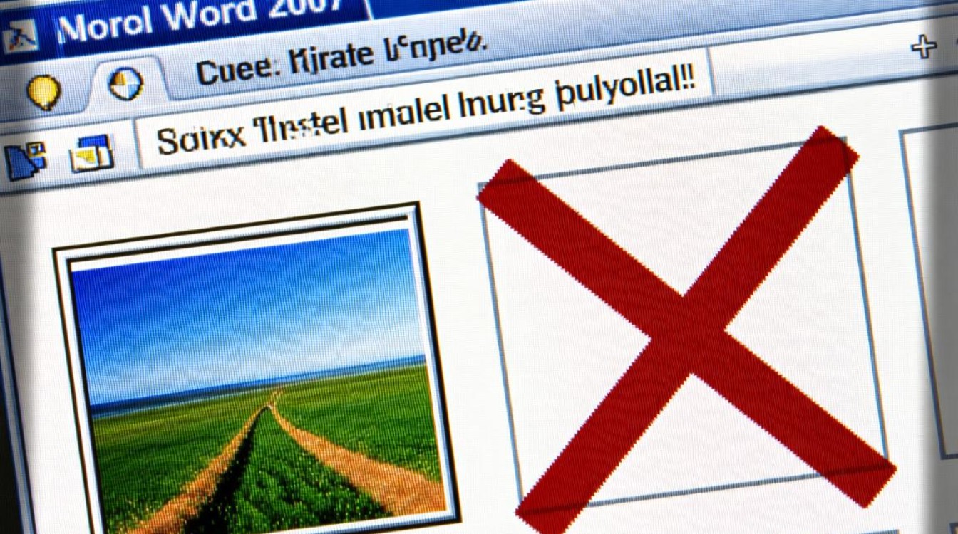 Word2007打开后图片都无法显示，到底是什么原因怎么解决？