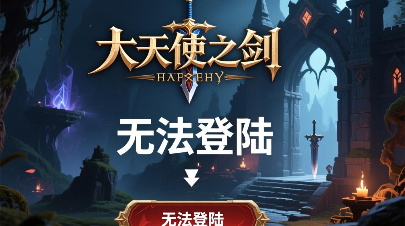 大天使之剑无法登陆，总是提示网络异常是什么原因？